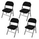 thumbnail image 1 of 4 Pcs Folding Chair Split Seat Cover For Party Wedding Home, 1 of 5
