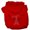 Red, variant on Pet, Dog Cat Hoodie Rhinestone, "Paris"