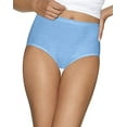 thumbnail image 2 of Hanes Women's Ultimate Cotton Comfort Briefs Assorted Colors & Patterns 4-Pack, 2 of 3