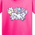 thumbnail image 4 of Inktastic Fluffy Sheep Family Youth T-Shirt, 4 of 5