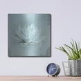 thumbnail image 4 of Luxe Metal Art 'White Lotus' by Svetlana Aleynikova Metal Wall Art, 12" x 12", 4 of 9