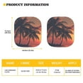thumbnail image 5 of KUIFORTI 2Pcs Car Sun Shade Windshield Funny, Palm Tree Front Sunshade for Car Windows to Keep Your Vehicle Cool, Automotive Interior Sun Protection, 5 of 5