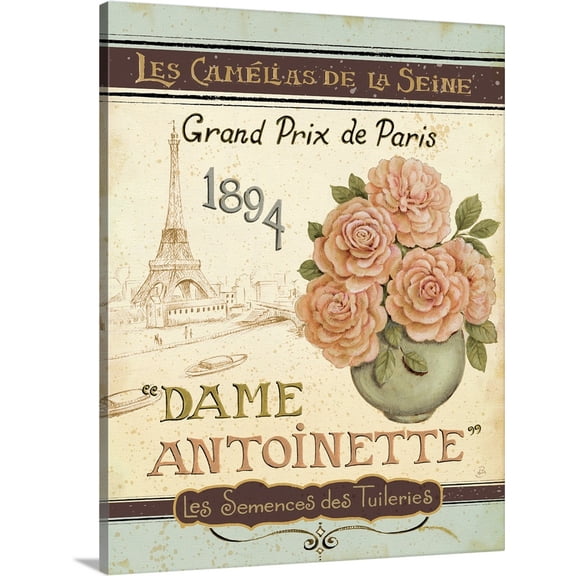 Great BIG Canvas | "French Seed Packet II" Canvas Wall Art - 24x30