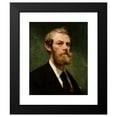 thumbnail image 2 of Alfred Izydor Romer 15x18 Black Modern Framed Museum Art Print Titled - Self-Portrait (1873), 2 of 5