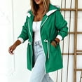 thumbnail image 4 of Guluxicc Women's Athletic Jackets Drawstring Full Zipper Long Sleeve Hoodie Jackets for Everyday Running Performance Wear Fall Winter Casual Outfits, 4 of 6