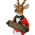 thumbnail image 3 of AFD Deer Welcome Sign Statue, 3 of 5