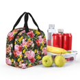 thumbnail image 6 of Lsque Cute Pigs Sunflower Pattern Lunch Bag Women/Men Insulated Lunch Box,Small Leakproof Cooler Food Lunch Containers Reusable High Capacity Lunch Tote Bags, 6 of 6