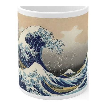 

Japanese Art Mug -- Classical Painting -- Kanagawa Wave FREE SHIPPING