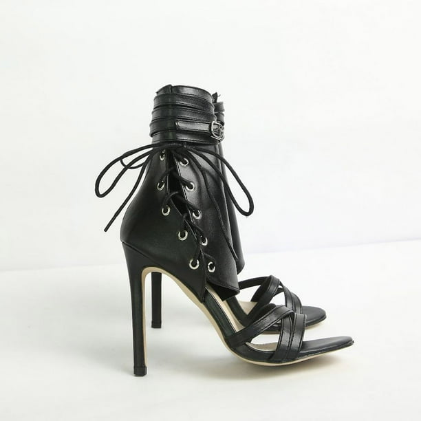 Sexy open shop toe boots