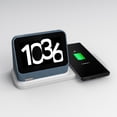 thumbnail image 5 of Lenovo Smart Clock 2 with Wireless Charging Dock - Abyss Blue, 5 of 10