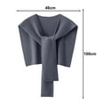 thumbnail image 4 of KLOY2K Women's Shawl Wrap - Poncho Cape Style, Open Front Cardigan Scarf, Pashmina for Fall Winter-Scarf for Women,B,One Size, 4 of 7