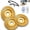 3*Curved Surface, variant on Angle Grinder Polishing Pad, 4.5 Inch Buffing Wheel and Sanding Disc Attachments for Auto Detailing and Woodworking（Mix)