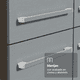 thumbnail image 5 of Cocina Integral Completa Modular Madesa Emilly Fit 229cm, 5 of 10