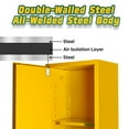 thumbnail image 6 of Fireproof Cabinet, Flammable Safety Cabinet, with 12 Gallon Capacity, Cold-Rolled Steel Fireproof Safety Cabinet, for Garage and Workshop, 6 of 7