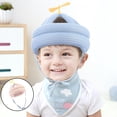 thumbnail image 3 of Sombrero de seguridad ajustable para bebés Cojín para la cabeza transpirable para la cabeza a caminar  beige Hugo cojín de sombrero de niño, 3 of 8