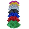 thumbnail image 3 of Mepaouo Girls Metallic Skirt 3-Layer Pleated Ruffle Tutu Polka Dot Carnival Dance Skorts Sizes XXS-XL, 3 of 5