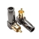 thumbnail image 2 of 90 Degree L-shaped RCA Male Plug Vedio Connector Soldering Adapter, 2 of 5