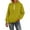Yellow, variant on Breezora Contemporary Women Quarter Zip Hoodie Pullover Soft Casual Streetwear Style Lightweight Comfortable Top with Front Pockets L Size Blackish Green