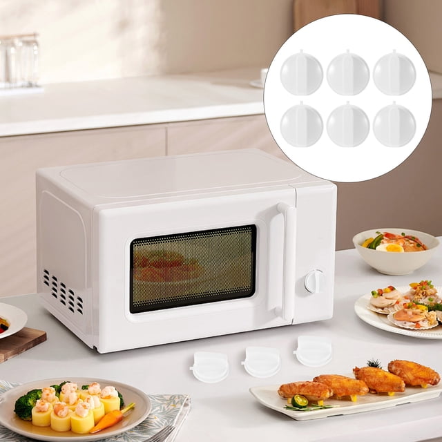 NUOLUX 6Ud Pomo Con Temporizador Para Microondas Con De Eje En D Para Uso Cómodo Y Duradero