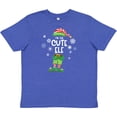 thumbnail image 3 of Inktastic Funny Christmas I'm the Cute Elf with Shoes and Hat Youth T-Shirt, 3 of 5
