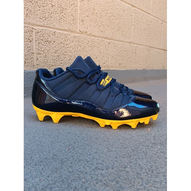 Ni - ke Ni - ke Jordan 11 Vapor Carbon Michigan Player Exclusive Football Cleats Size 10.5