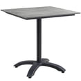 thumbnail image 6 of Side Dining Chair and Table Set, Dark Brown Gray, Metal, Outdoor Patio Balcony Cafe Bistro Garden Hospitality Restaurant, Modern Contemporary HB32699, 6 of 7