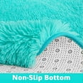 thumbnail image 3 of LOCHAS Soft Indoor Modern Area Rugs Fluffy Living Room Carpets for Children Bedroom Home Decor Nursery Rug 5.3'x7.5',Blue, 3 of 7