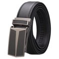 thumbnail image 1 of Real Leather Ratchet Men's Belt With Automatic Buckle, 1 of 5