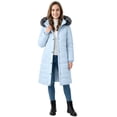 thumbnail image 2 of Wantdo Women's Recycled Jacket Mid-Length Winter Coat Quilted Winter Outerwear Jacket Light Blue M, 2 of 8