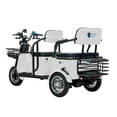 thumbnail image 2 of Massimo MGC 800W 3-Seat Scooter with Front and Back Storage Golf Cart, White, 2 of 9