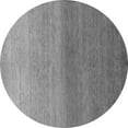 thumbnail image 1 of Ahgly Company Indoor Round Abstract Gray Modern Area Rugs, 3' Round, 1 of 4
