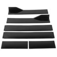 thumbnail image 1 of 6pcs Side Skirt Extensions Glossy Black Universal for Car Modification, 1 of 8