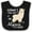 Black and White, variant on Inktastic Nonna's You Say Alpaca My Bags Boys or Girls Baby Bib