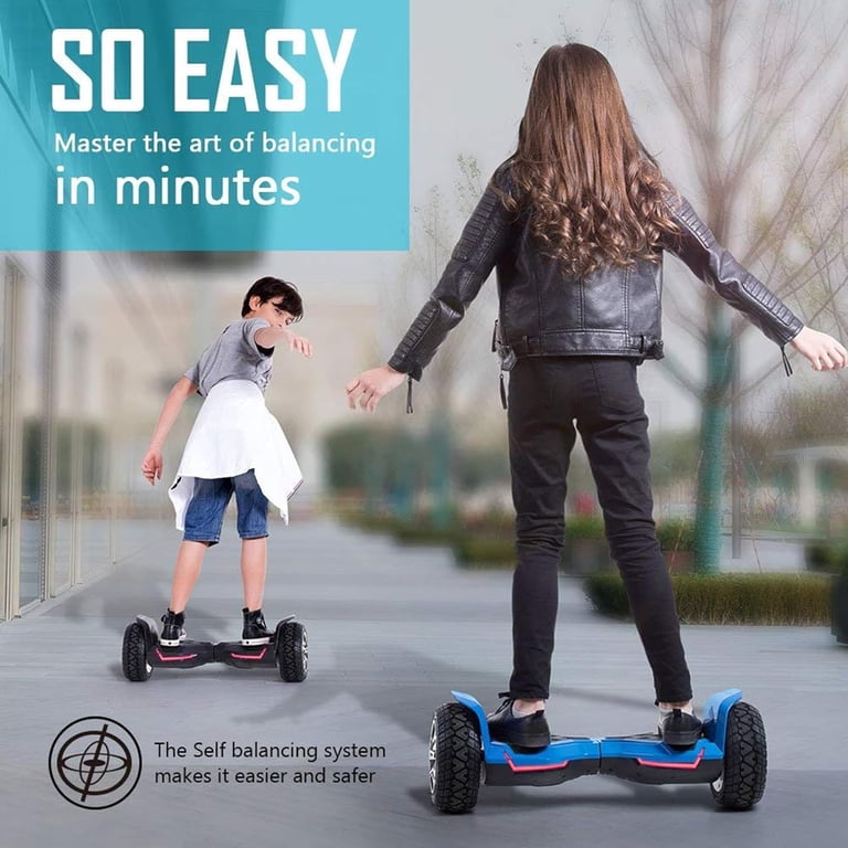 GYROOR Warrior All-Terrain Hoverboard, 8.5in, Bluetooth, LED