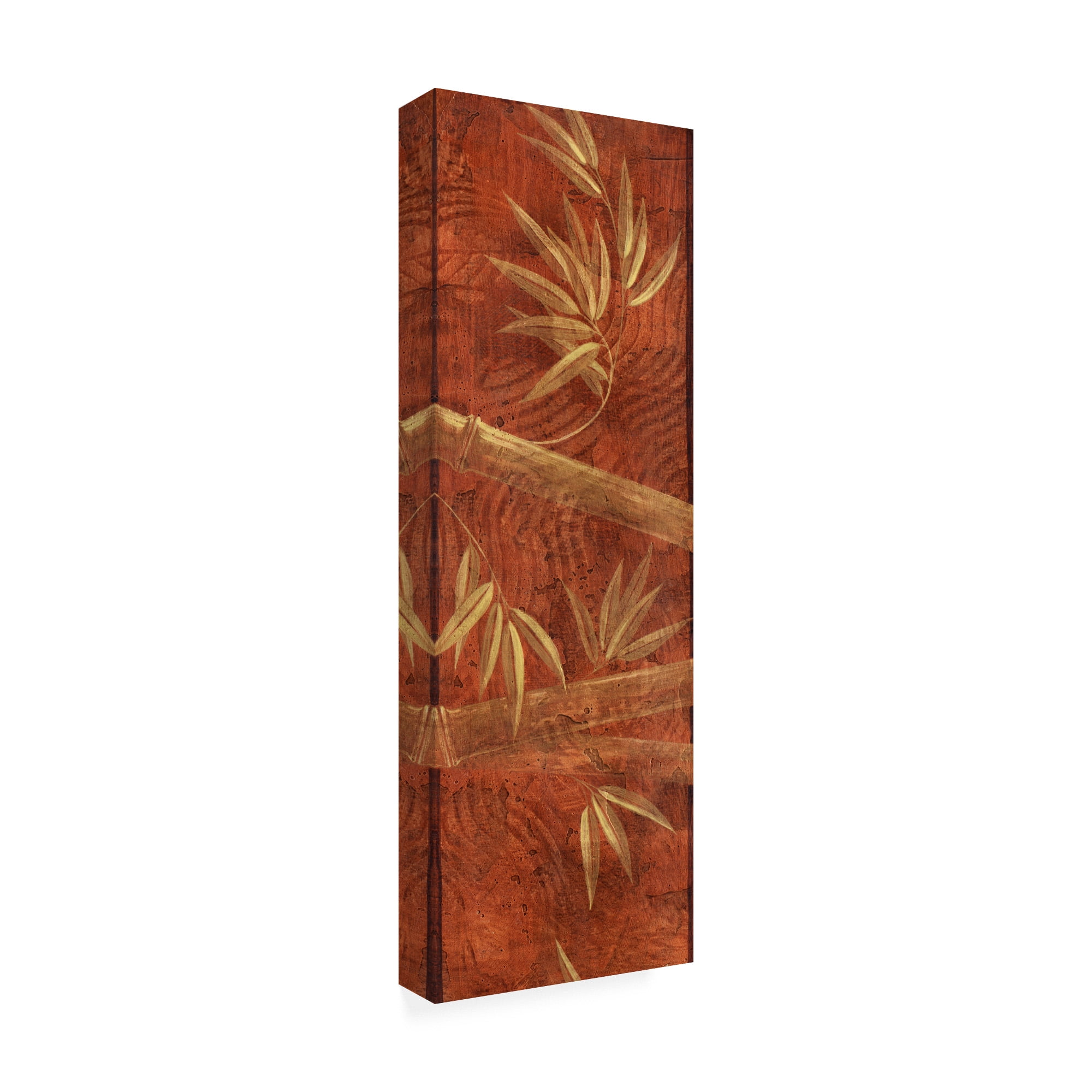 Trademark Fine Art 'Bamboo Over Red' Canvas Art by Pablo Esteban