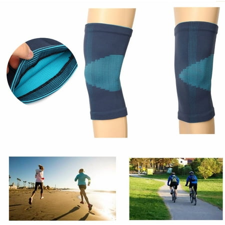 Adjustable Knee Sleeve Brace Wraps Support Pad Strap Guard Protector runningkneebrace for Running,Sports,Patella Pain Relief, Arthritis and Injury