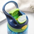 thumbnail image 6 of BOLLSLEY 16OZ Kids Water Bottle with Straw, Carrying Loop and Easy Push Button, BPA-free for School and Sports, Children's Water Bottle, 6 of 8