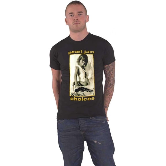 Pearl Jam Men's Choices T-Shirt Small | Officially Licensed Merchandise