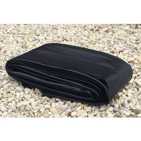 USA Pond Products' - 8x15 Pond Liner - 8' Wide x 15' Long (2.4m x 4.5m) in 20-mil Black (.50mm) PVC - Fish and Plant Friendly for Koi Ponds, Streams, Water Gardens and Fountains