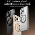 thumbnail image 2 of Allytechgroup Case for iPhone 15 with Kickstand, Support Wireless Charging Built-in 360° Rotatable Ring Holder Stand Rugged Heavy Duty Durable Cover Case for Women Men, Clear, 2 of 7