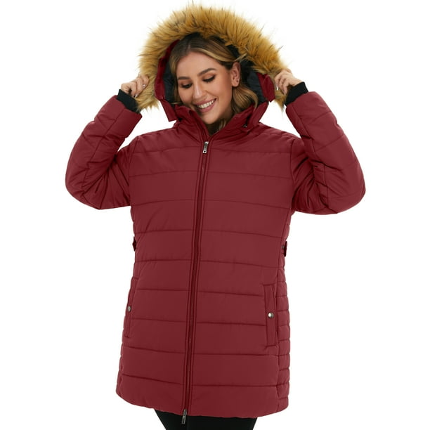 Soularge Women S Plus Size Winter, 4x Plus Size Womens Winter Coats