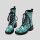 thumbnail image 4 of NECHOLOGY Botas Mujer Adulto Femenino Zapatos Botines para mujer Botines de mujer otoño e invierno de moda nuevo Cool Sexy comercio exterior grande cómodo punta redonda tacón cuadrado (Green, 8), 4 of 6
