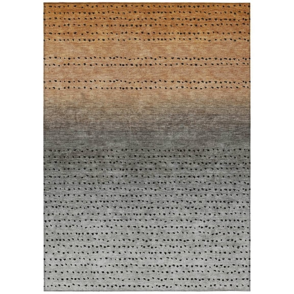 Dalyn Rugs Machine Washable Indoor/Outdoor Chantille Copper 10' x 14' Rug
