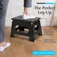 thumbnail image 3 of Banquito Plegable Ligero Handy Laundry 20 cm Negro, 3 of 7