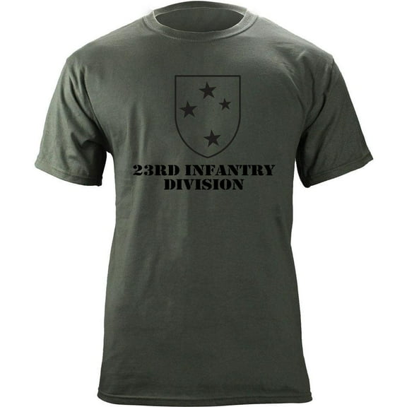 Army 23rd Infantry Division Subdued Veteran T-Shirt