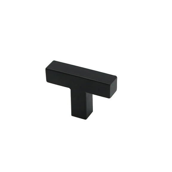 Fitviso 25 Pack Matte Black Cabinet Knobs Single Hole Kitchen Cabinet Handles Drawer Pulls for Cabinets Cupboard
