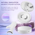 thumbnail image 4 of Magnetic Eyelashes with Applicator & Storage Case, Reusable Magnetic Eyelashes Natural Look, No Glue Needed, 3D False Eyelashes Set, Easy to Wear & Remove for Daily Use, 4 of 11