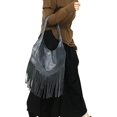 thumbnail image 3 of PIKADINGNIS Tote Bag for Women Shoulder Bag Genuine Leather Handbag Large Hobo Bag with Tassel, 3 of 6