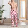 thumbnail image 2 of Pofeuu Strawberries Print Men's Pajama Pants, Soft Lounge Pajama Pants with big pockets for Men Plaid Pj Bottoms-Medium, 2 of 6