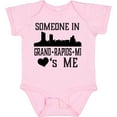 thumbnail image 3 of Inktastic Grand Rapids Michigan Someone Loves Me Boys or Girls Baby Bodysuit, 3 of 5